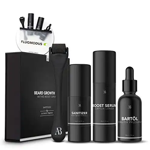 Bart-Wachstum-Set ANTHONY BROWN ® Beard Growth Kit