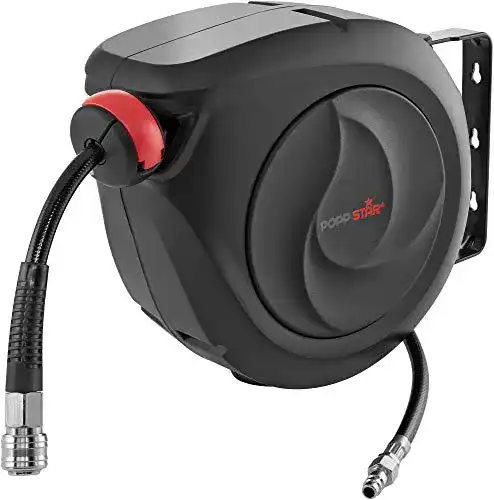 Druckluftschlauch-Aufroller POPPSTAR 10m+1m