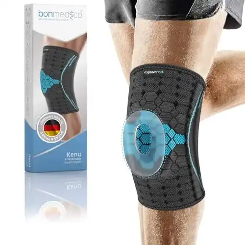 Kniebandage bonmedico Kenu, mit Silikon-Patellaring, M