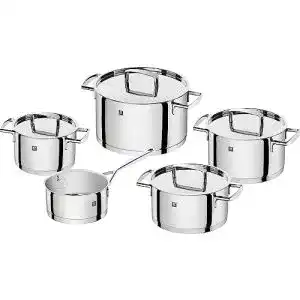 Zwilling-Töpfe Zwilling Kochtopf-Set, 5-tlg., 4 Deckel, Induktion