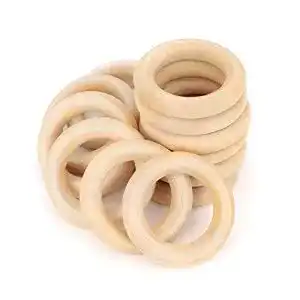 Holzringe RUBY Holzring, 20 Stück, Ø 45mm
