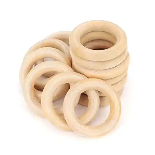 Die beste Holzringe RUBY Holzring, 20 Stück, Ø 45mm 2026 Test Bestseller Holzringe RUBY Holzring, 20 Stück, Ø 45mm