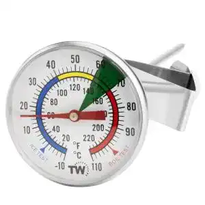 Milchthermometer Thermometer World 175 mm Edelstahlsonde