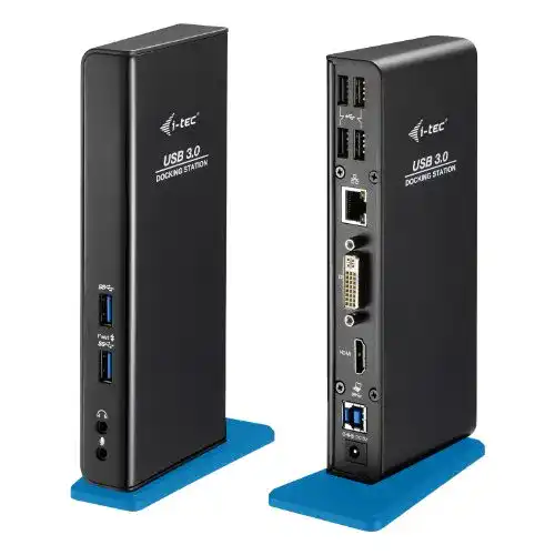 Laptop-Dockingstation i-tec USB 3.0 Dual Docking Station