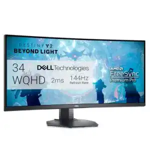 Curved-Monitor 144Hz Dell S3422DWG, 34 Zoll, WQHD 3440×1440