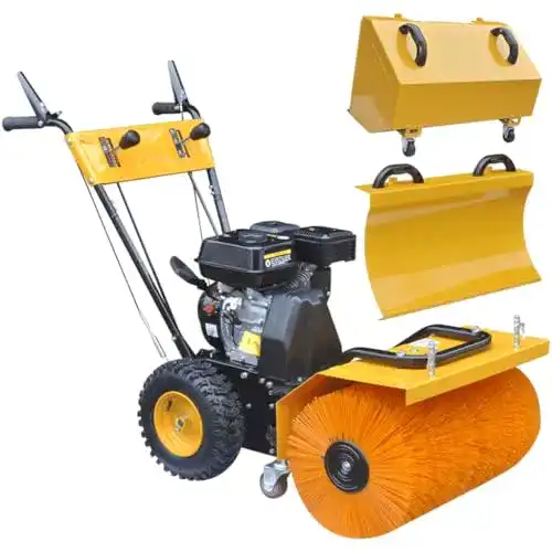 Benzin-Schneefräse vidaXL Multifunktions-Schneefräse, 6,5 CV