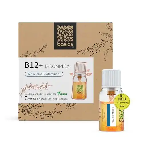 Vitamin-B12-Trinkampullen basics Vitamin B12, 30 x 10ml