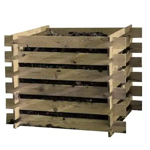 Komposter TikTakToo Steck Holz Kompostsilo Bausatz 100x100x70
