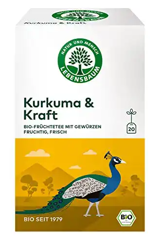 Kurkuma-Tee Lebensbaum Wanderlust, Kurkuma & Kraft, 40 g