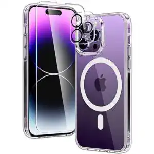 iPhone-14-Pro-Hülle TAURI [5-in-1 magnetische Hülle