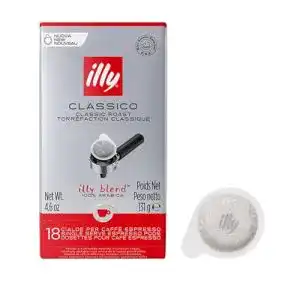 ESE-Pads Illy Espresso Röstung N, 18 ESE Pads Cialde, 18 Kapseln