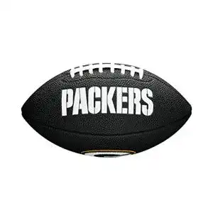 Football Wilson Unisex-Youth MINI NFL TEAM SOFT TOUCH FB BL GB American , Black