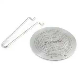 Induktion-Adapterplatte Frabosk Diffusore, Edelstahl, Silber, 3