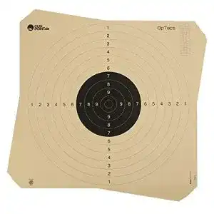 Schießscheibe OpTacs Pistolen-/Kleinkaliberscheibe 55 x 52 cm
