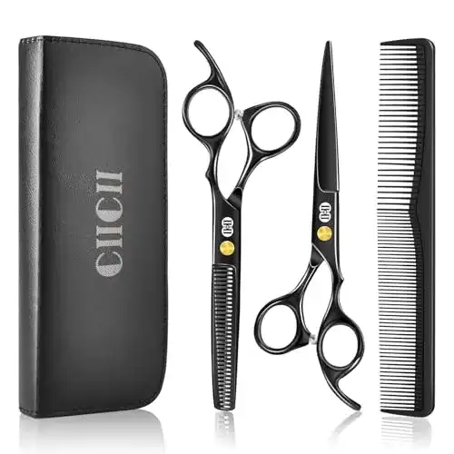 Effilierschere CIICII Haarschneideschere, Haarschere Set