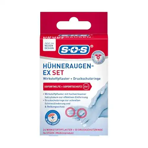 Hühneraugenpflaster SOS Hühneraugen-Ex Set, 24 Pflaster