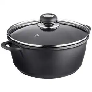 Gusseisen-Topf 24 cm KRÜGER Krüger Aluguss Fleischtopf Delta