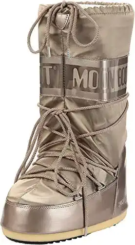 Moon Boots Moon Boot Damen Glance Schneestiefel, Platinum