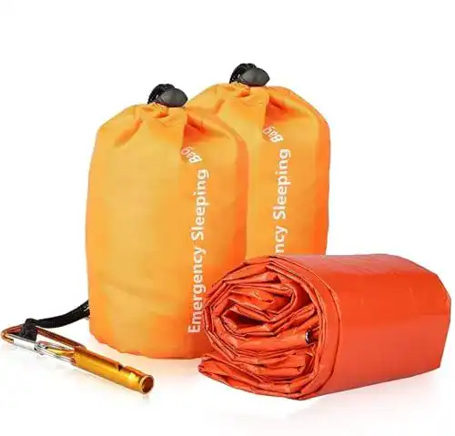 Notfall-Schlafsack EEEKit 2 Pack Pfeife, Wasserdicht