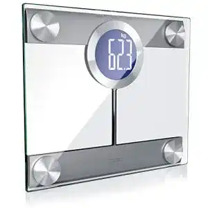 Personenwaage 200 kg CSL-Computer MyBeo, Glaskörperwaage