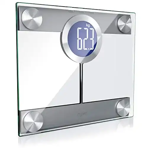 Personenwaage 200 kg CSL-Computer MyBeo, Glaskörperwaage