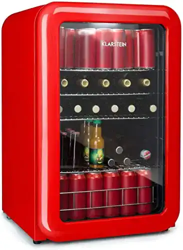 Getränkekühlschrank Klarstein PopLife Retro, 115 Liter, 0-10°C