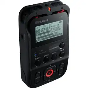 Audio-Recorder Roland R-07 Hochauflösend tragbar, schwarz