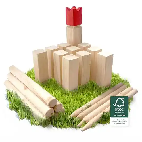 Die beste Kubb Ocean 5 - Original Wikinger Wurfspiel - Premium FSC® 2026 Test Bestseller Kubb Ocean 5 – Original Wikinger Wurfspiel – Premium FSC®
