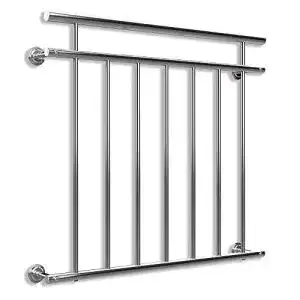 Französischer Balkon Monzana Edelstahl Pflegeleicht 90x100cm