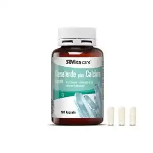 Kieselerde-Kapseln Sovita care Kieselerde plus Calcium, 180 Kapseln