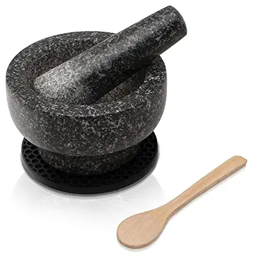 Granit-Mörser OLIDAN ® Granit Mörser mit Stößel im Set