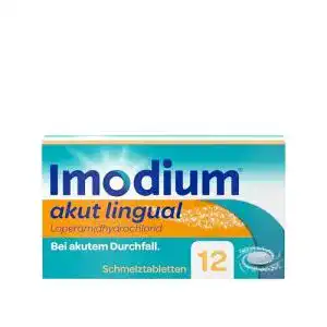 Durchfalltabletten Imodium ® akut lingual, 12 Tabletten