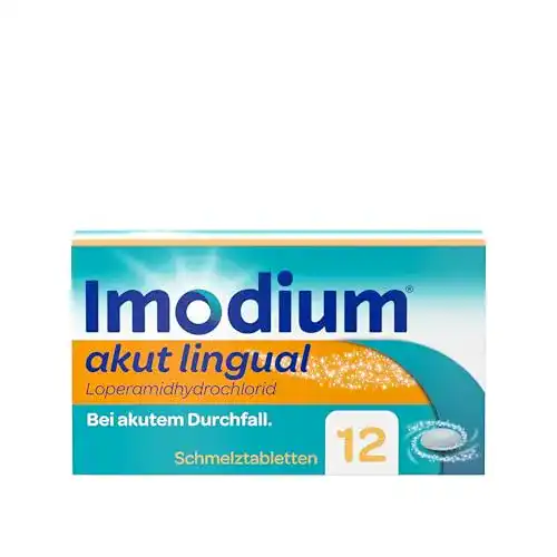 Durchfalltabletten Imodium ® akut lingual, 12 Tabletten
