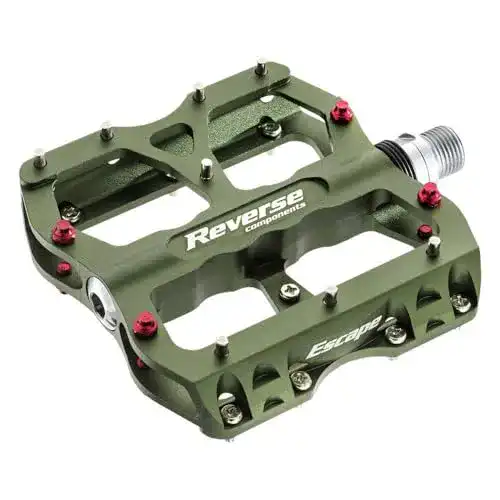 Reverse-Pedale Reverse Pedal Escape Flat Fahrrad Pedal Oliv grün
