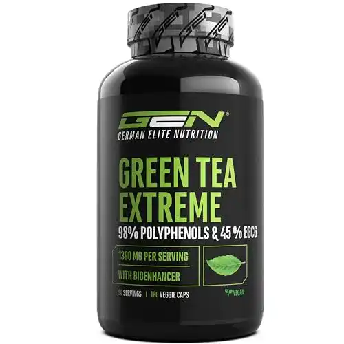 Grüner-Tee-Kapseln GEN GERMAN ELITE NUTRITION, 180 Kapseln
