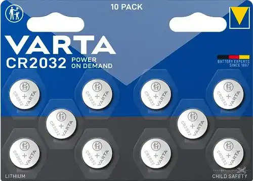 Knopfzelle Varta Batterien Electronics CR2032 Lithium 3V, 10er