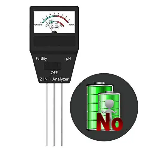 Die beste Bodentester ATUIO - , 2-in-1-Boden-pH- u. Fruchtbarkeitsanalysator 2026 Test Bestseller Bodentester ATUIO – , 2-in-1-Boden-pH- u. Fruchtbarkeitsanalysator