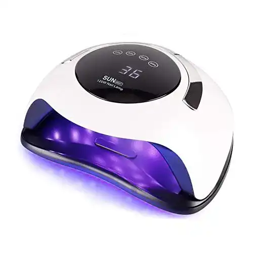 Nageltrockner ABsuper UV LED Lampe für zwei Hände