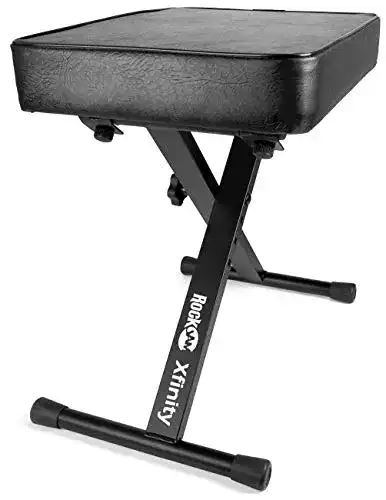 Keyboard-Hocker RockJam Premium Verstellbar, gepolstert