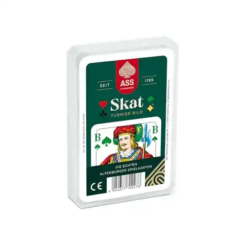 Skat ASS Altenburger 22570027 Turnierbild, Kartenspiel, Plastiketui