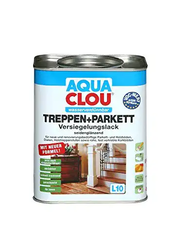 Parkettlack CLOU Aqua Treppen- und Parkett Versiegelungslack