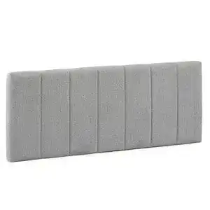 Bett-Kopfteil Marckonfort Creta, grau, gepolstert 140×60 cm
