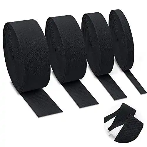 Falzgummi Auckpure 20 Meter Gummiband Schwarz