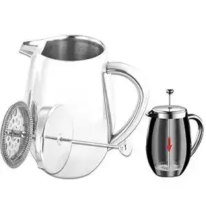 French Press Rosenstein & Söhne Isolierkanne: doppelwandig, 1 L