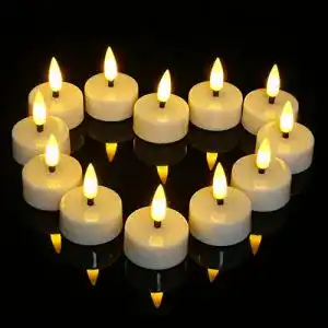 LED-Teelichter mit Timer Ymenow LED Teelichter mit Timer, 12 Stück