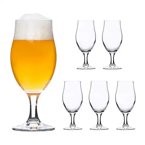 Biertulpe Bormioli Rocco, 6er-Set Bierglas Executive, 0.3L geeicht