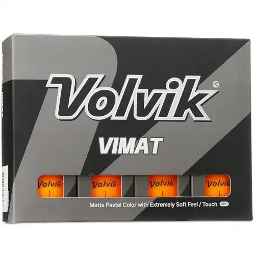 Volvik-Golfbälle Volvik Unisex Vimat Golfball, Gelb, Einheitsgröße