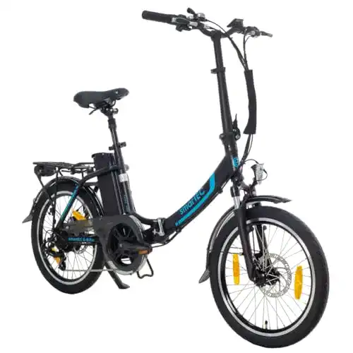 Klapprad smartEC Camp-20D E-Bike, 20 Zoll, Anfahrhilfe, 7 Gänge
