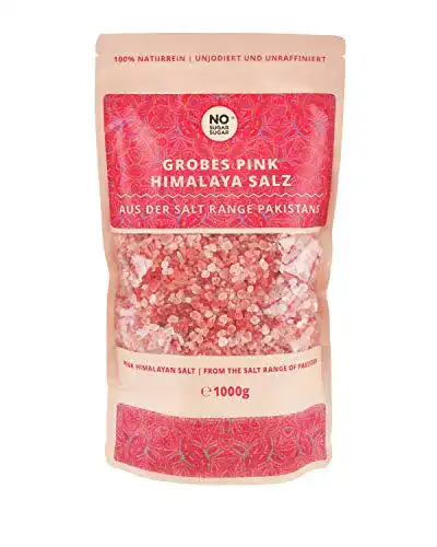 Himalaya-Salz NoSugarSugar Pink Himalaya Salz, grob, 1 kg