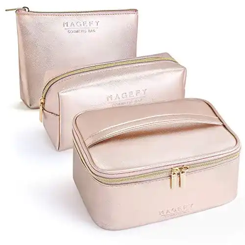 Kosmetiktasche MAGEFY Make up Tasche 3 Stück, Tragbar
